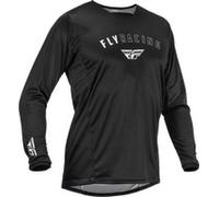 Fly Racing 376-650S Maglia Patrol Fly Racing Nera/Bianca