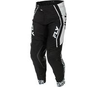 Fly Racing 379-13330 Evolution Dst Dbk Pantaloni 30 Nero/Bianco/Rosso
