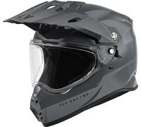 Fly Racing 73-7035L Trekker Casco Solido Lg Grigio