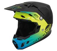 Fly Racing Casco Motocross Integrale Formula CC CENTRUM Nero/Blu/Giallo