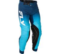 FLY Racing Evolution DST Pantaloni - Blu/Bianco, bianco