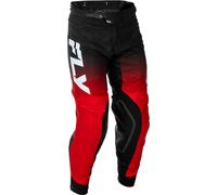 Fly Racing Evolution DST, pantaloni in tessuto 30 male Rosso/Nero/Bianco