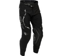 Fly Racing Evolution DST Spark Special Edition, pantaloni in tes 28 male Nero/Argento