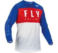 Fly Racing F-16, jersey L male Rosso/Bianco/Blu