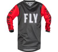 Fly Racing F-16, maglia bambini YL male Grigio/Rosso