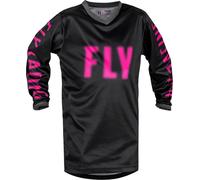 Fly Racing F-16, maglia bambini YL male Nero/Fucsia