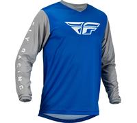 Fly Racing F-16, maglia XXL male Blu/Grigio