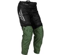 Fly Racing F-16 2023 Pantaloni Motocross, nero-verde, taglia 30
