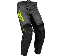 Fly Racing F-16 S23, pantaloni in tessuto 32 male Nero/Grigio/Giallo Fluo
