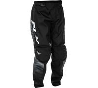 Fly Racing F-16, pantaloni in tessuto per giovani 24 male Nero/Bianco