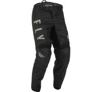 Fly Racing F-16, pantaloni tessili per bambini 24 male Nero/Grigio