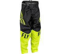 Fly Racing F-16 S23, pantaloni tessili per bambini 26 male Nero/Giallo Fluo