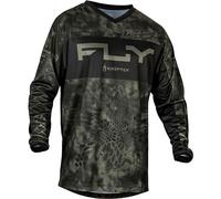 Fly Racing F-16 S.E. 2024 Maglia Motocross, nero-grigio, taglia M