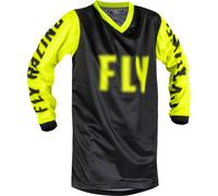 Fly Racing F-16 S23, maglia bambini YL male Nero/Giallo Fluo