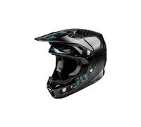 Fly Racing Casco da motocross Formula S Carbon Solid Nero Taglia L