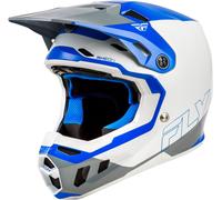 Fly Racing Formula CC Glide, casco da motocross L female Blu/Grigio/Bianco
