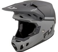 Fly Racing Formula CC Objective, casco da motocross L female Opaco Nero/Grigio