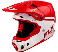 §Casco Cross FLY Racing Formula CC Objective Rosso-Bianco§