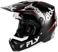 Fly Racing Formula CP DBK Special Edition, casco da motocross S female Nero/Bianco/Rosso