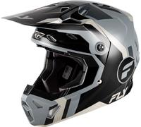 Fly Racing Formula CP Seal, casco da motocross M female Grigio/Grigio Chiaro/Nero