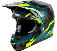 Casco Cross FLY Racing Formula S Carbon Byte V26 Nero Carbon/Verde Acqua/LimeM Nero Carbon,Verde Acqua,Lime