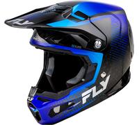 Fly Racing Casco Cross Formula S Protocol Carbonio Donna L Nero/Blu/Grigio