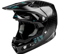 Fly Racing Casco da motocross Formula S Carbon Solid Nero Taglia L