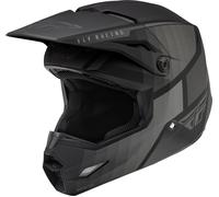 Fly Racing Kinetic Drift, croce casco XXL male Opaco Nero/Grigio Scuro