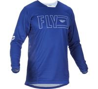 Fly Racing Mx Kinetic Fuel Long Sleeve Jersey Blu M Uomo