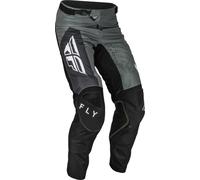 Fly Racing Kinetic Jet Pantaloni Motocross, nero-grigio, taglia 30 per maschi