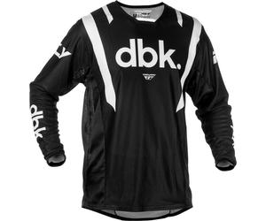 Fly Racing Kinetic Mesh DBK, maglia L male Nero/Bianco