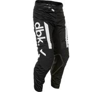 Fly Racing Kinetic Mesh DBK, pantaloni in tessuto 28 male Nero/Bianco