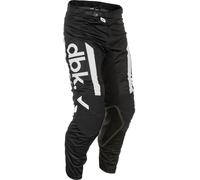 FLY Racing Kinetic Mesh DBK Pantaloni - Nero/Bianco, bianco