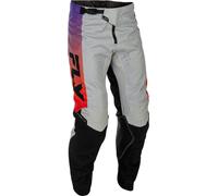Pantaloni da motocross FLY Racing - USA Kinetic grigio-rosso-viola-nero 32