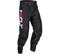 Fly Racing Kinetic Prix 2024 Pantaloni da motocross, nero-bianco-rosso, taglia 28 per maschi