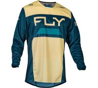Fly Racing Kinetic Reload Long Sleeve Jersey Beige,Blu XL Uomo