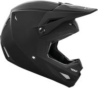 Fly Racing Kinetic Solid Casco Motocross, nero, taglia L per maschi