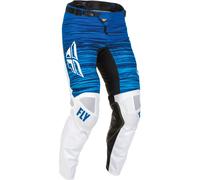 Fly Racing Kinetic Wave, pantaloni in tessuto 32 male Bianco/Blu