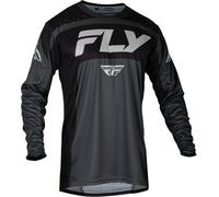 Fly Racing Lite 2024 Maglia Motocross, nero-grigio, taglia M