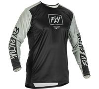 Fly Racing Lite Maglia Motocross, nero-grigio, taglia L per maschi