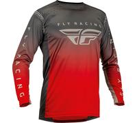 Fly Racing Lite, maglia XL male Grigio/Blu/Giallo Fluo