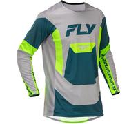 Fly Racing Lite Long Sleeve Jersey Grigio 2XL Uomo