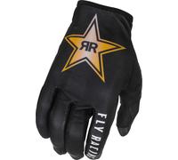 Fly Racing Lite Rockstar Guanti motocross, nero, taglia 2XL per maschi
