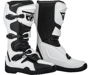 Fly Racing Maverik Stivali motocross, nero-bianco, taglia 47 per maschi