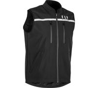 Fly Racing Patrol Softshell, gilet L male Nero