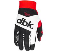 Fly Racing Pro Lite DBK, guanti XL male Nero/Bianco/Rosso