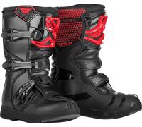 Fly Racing Ragazzi Maverick MX Stivali 2 Rosso/Nero 364-67302