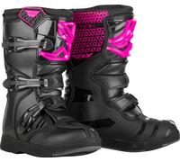 Fly Racing Ragazzi Maverick MX Stivali 3 Rosa/Nero 364-67903