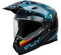 Fly Racing Trekker Kryptek Conceal Casco (2024) XS Ardesia/Nero/Rosso