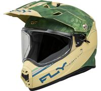 Fly Racing Trekker Kryptek Helmet 2024 Sm Matte Tan/Sage/Black